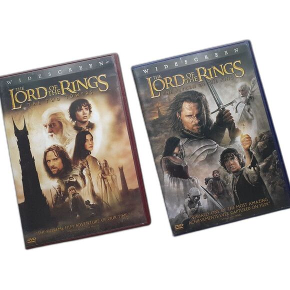 Lord of the Rings The Two Towers The Return of the Kings DVD - Picture 1 of 9